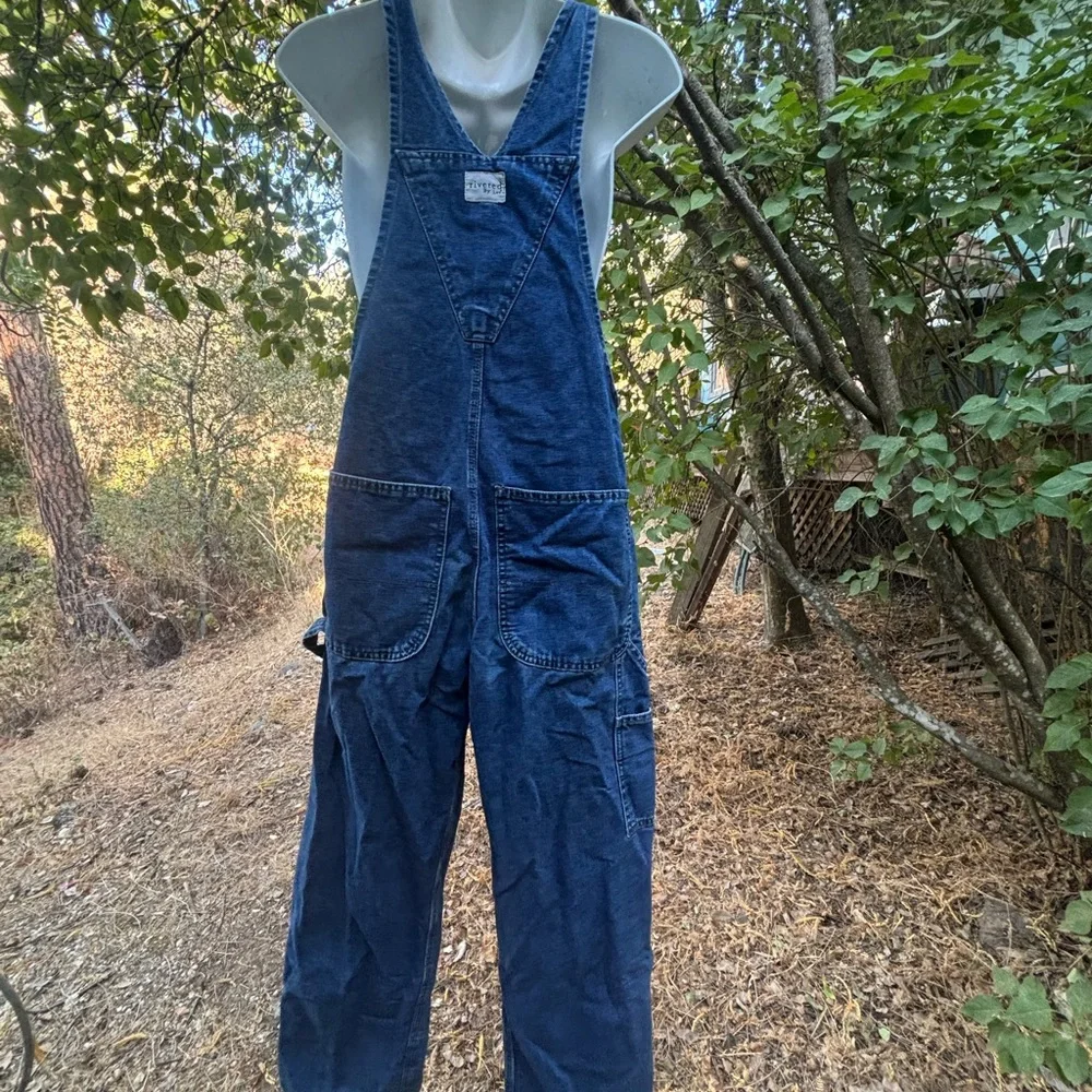 Vintage Medium Wash Overalls - Picture 2 of 3
